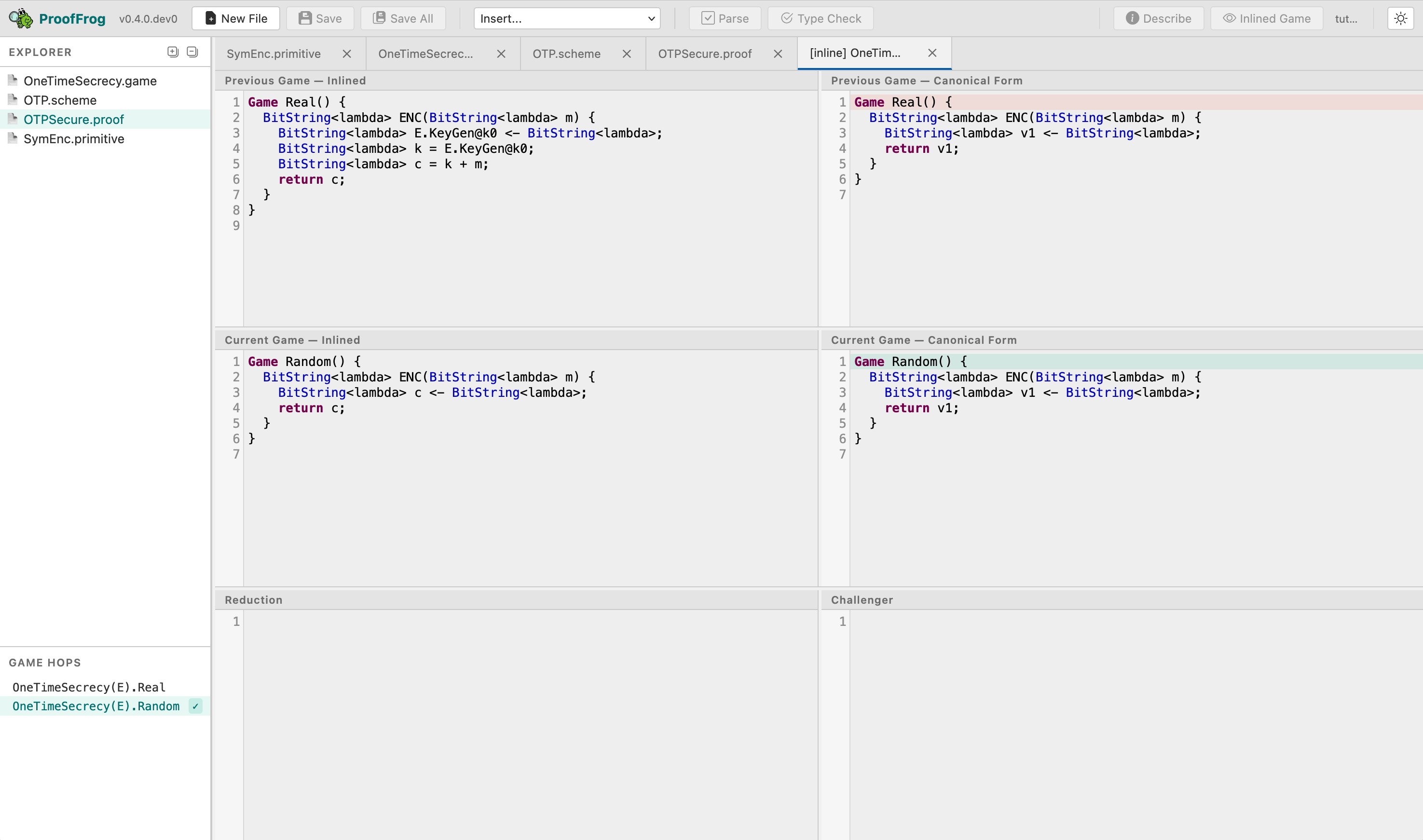 The game hop detail inspector